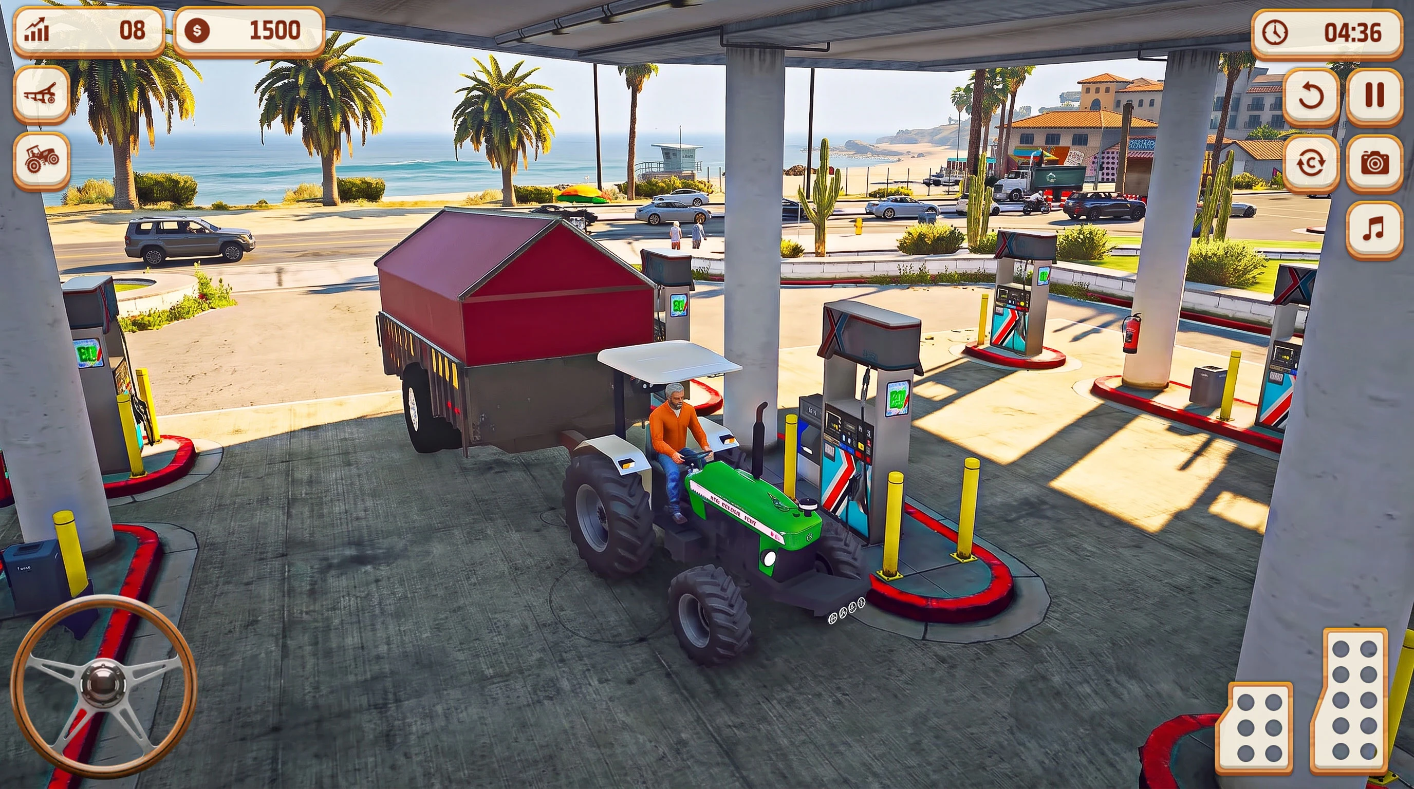 Indian Tractor Game Farming 3d screenshot