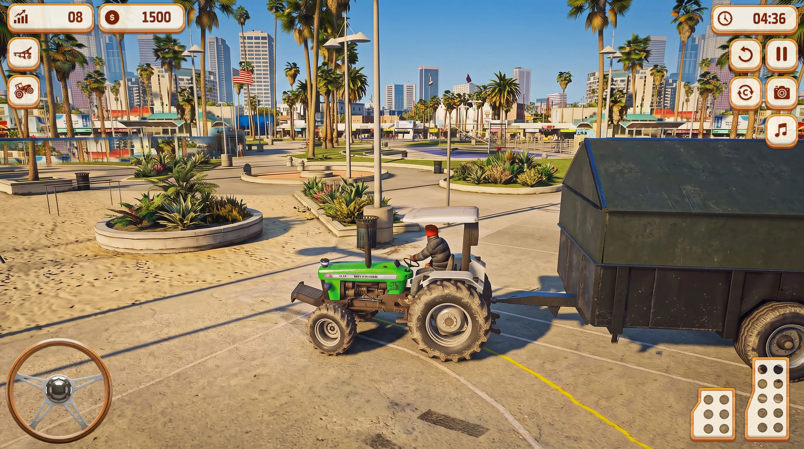 Indian Tractor Game Farming 3d screenshot