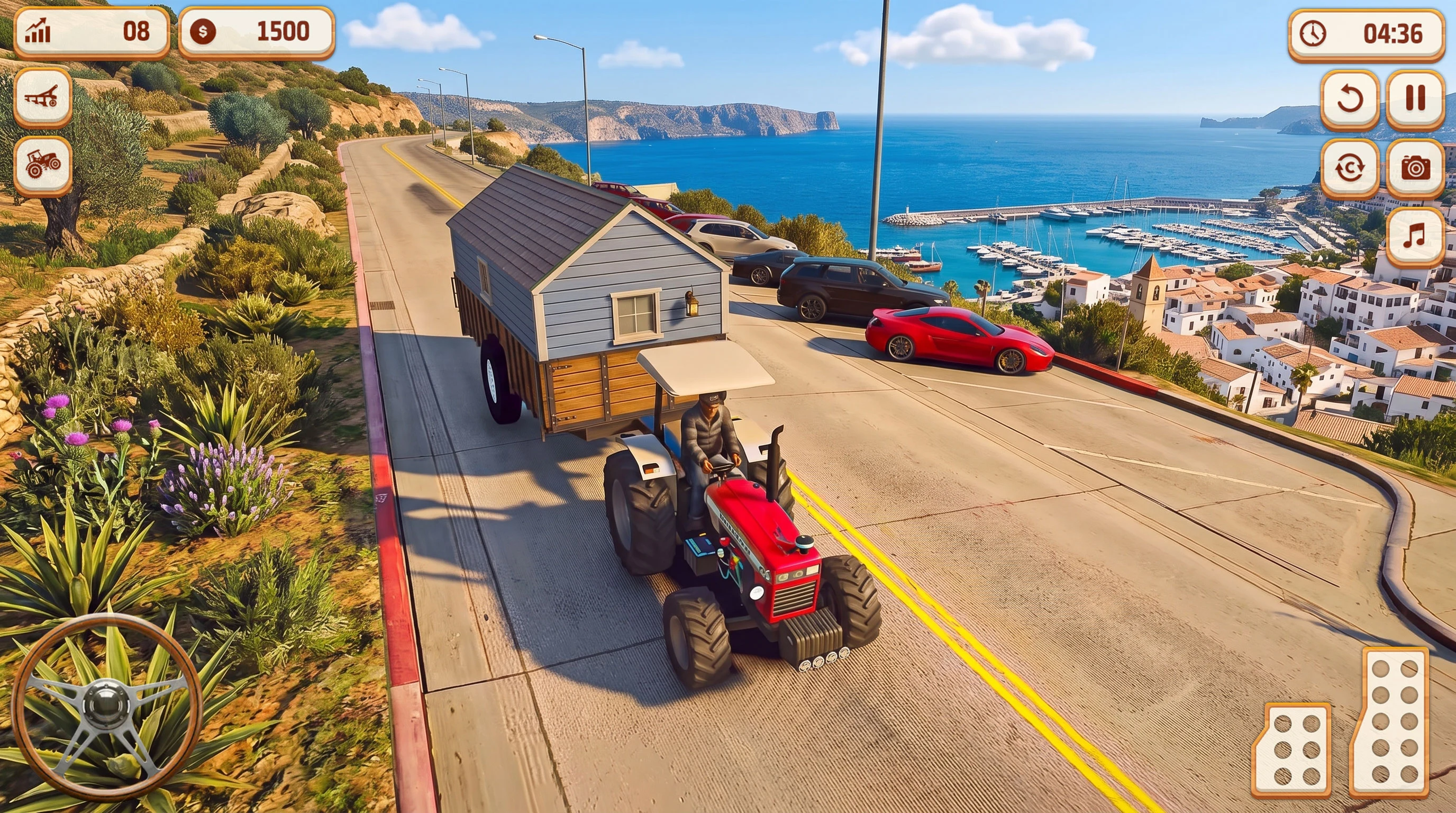 Indian Tractor Game Farming 3d screenshot