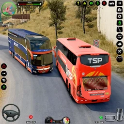 Ícone de viagem de ônibus 3D de